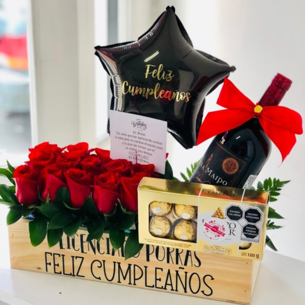 Vino, Rosas y Chocolates