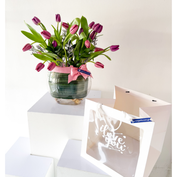 Florero 30 Tulipanes - Imagen 2